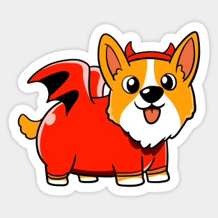 Devil Dog Sticker